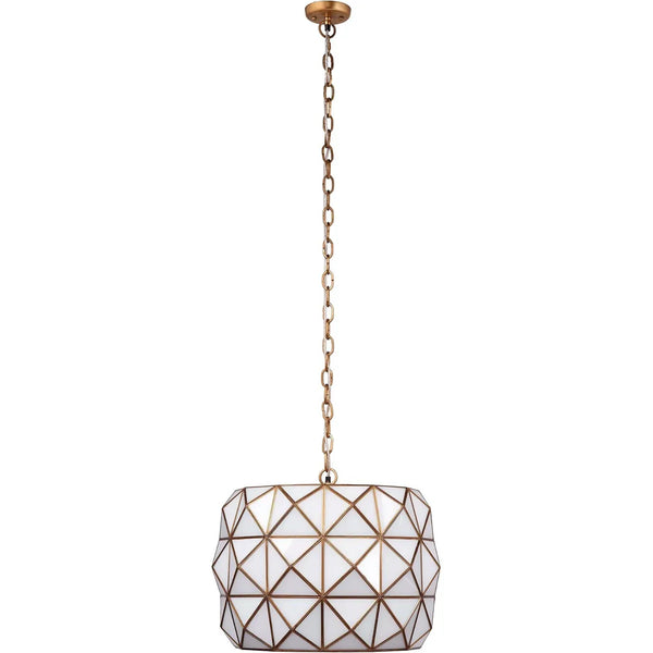 Hollywood Pendant - Sleek 1-Light Glass & Metal