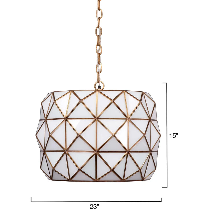 Hollywood Pendant - Sleek 1-Light Glass & Metal