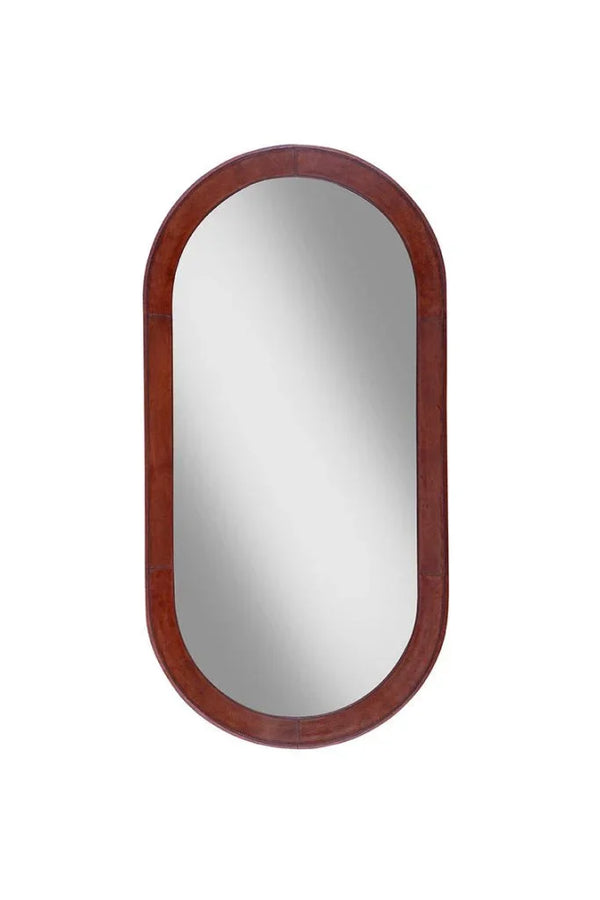 Homer Oval Floor Mirror-Floor Mirrors-Furniture Classics-LOOMLAN