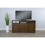 Homestead 66" TV Console Dark Brown