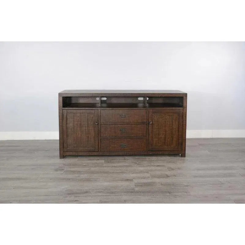 Homestead 66" TV Console Dark Brown