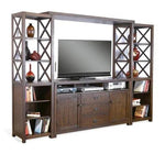 Homestead Entertainment Wall Dark Brown