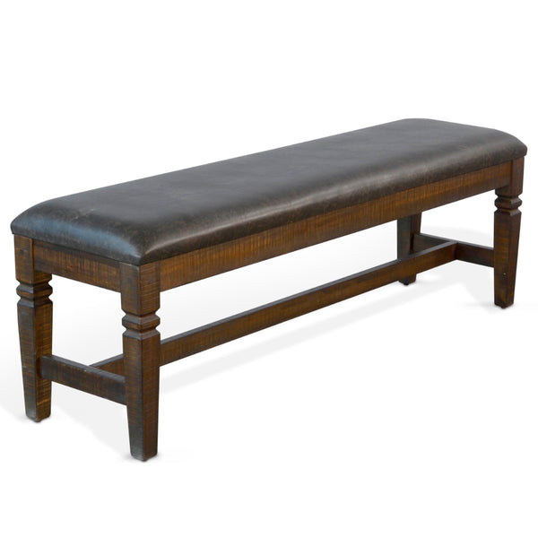 Homestead Hills Leather Bedroom Bench