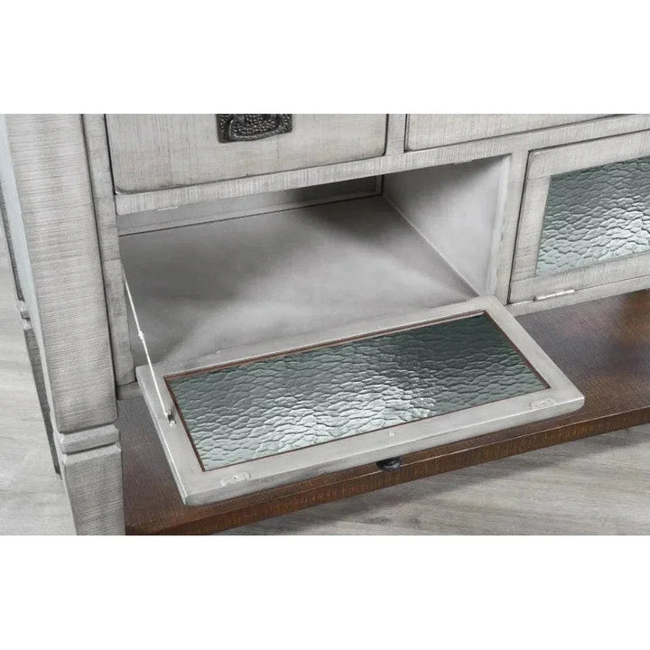 Homestead Hills Server Dark Brown and Grey - LOOMLAN - Sunny D - Sideboards