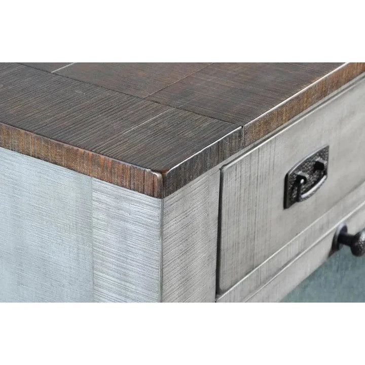 Homestead Hills Server Dark Brown and Grey - LOOMLAN - Sunny D - Sideboards