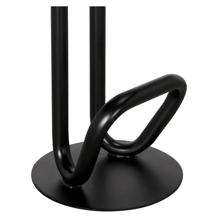 Hook Industrial Steel Framed Counter Stool - LOOMLAN - Noir - Counter Stools