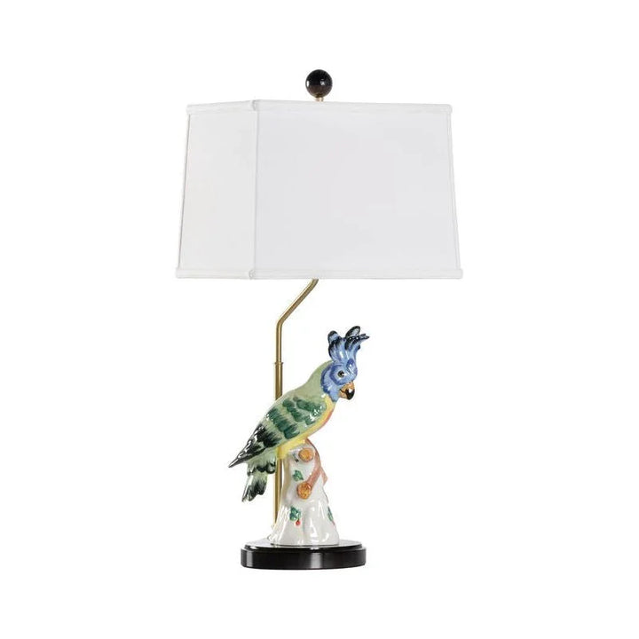 Hope Parrot Design Ceramic Table Lamp - LOOMLAN - Chelsea House - Table Lamps
