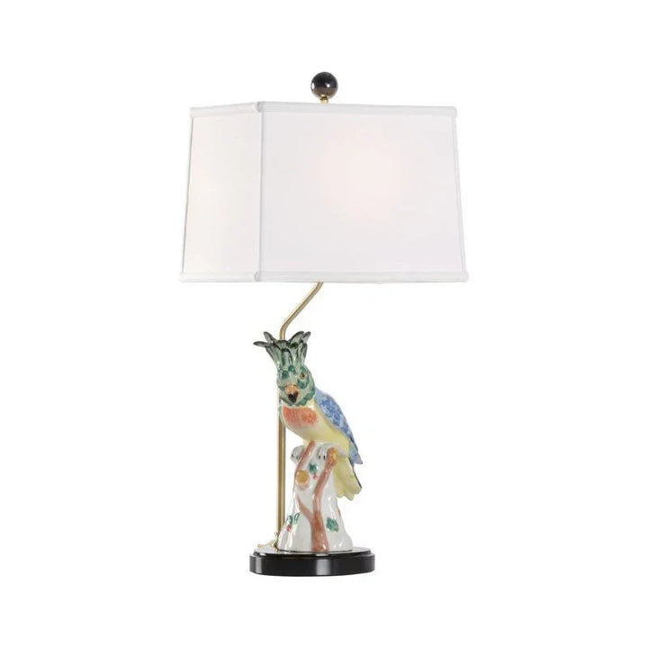 Hope Parrot Design Ceramic Table Lamp - LOOMLAN - Chelsea House - Table Lamps