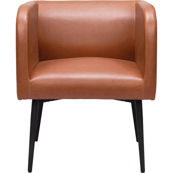 Horbat Leather Dining Chair - LOOMLAN - Zuo Modern - Dining Chairs