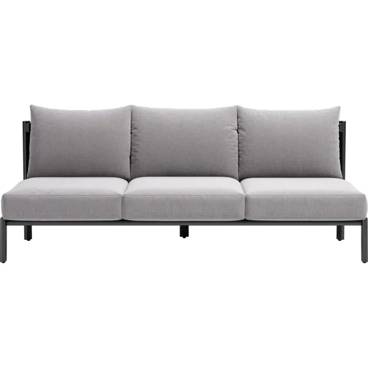 Horizon Gray Sofa - LOOMLAN - Zuo Modern - Outdoor Sofas & Loveseats