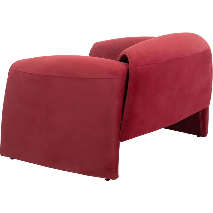 Horten Accent Chair Red - LOOMLAN - Zuo Modern - Accent Chairs
