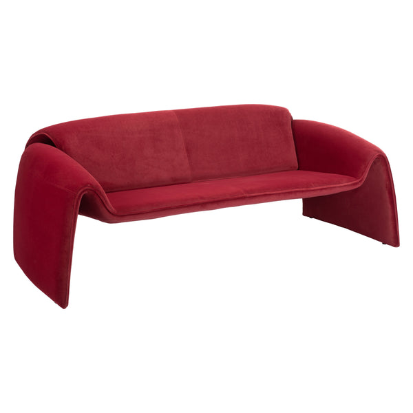 Horten Sofa Red-Sofas & Loveseats-Zuo Modern-LOOMLAN