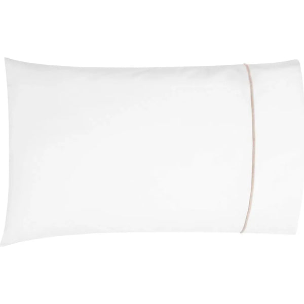 Hotel Bovi Embroidered Pillowcases Luxury Bedding-Pillowcases-Bovi-Standard-Taupe-LOOMLAN