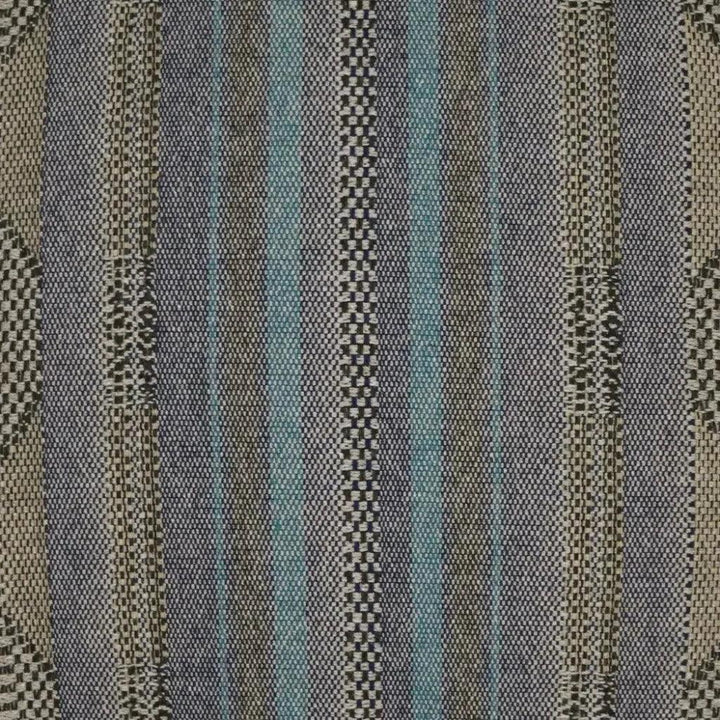 Hours Navy Global Navy Teal Large Throw Pillow Insert - LOOMLAN - D.V. Kap - Throw Pillows