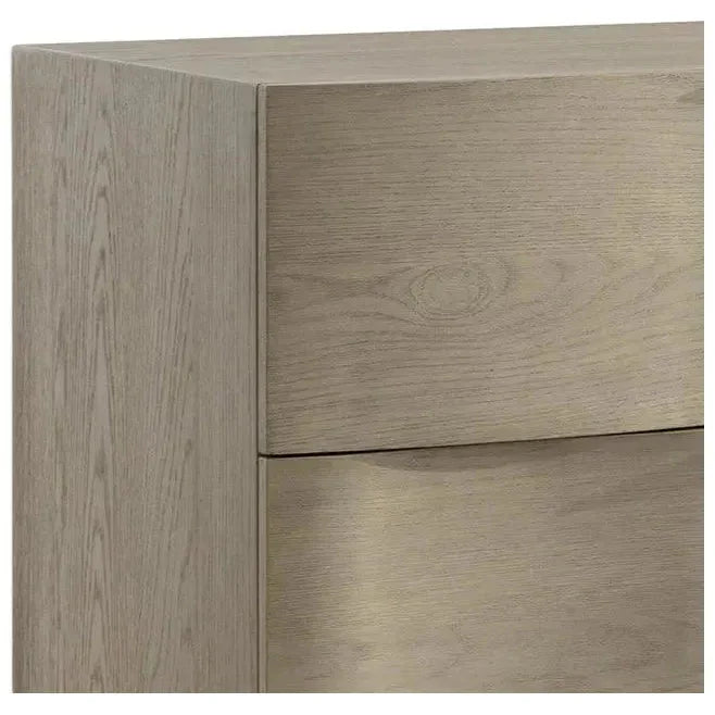 Hoyos Dresser Poplar Wood With Brass Handles - LOOMLAN - SUNPAN - Dressers