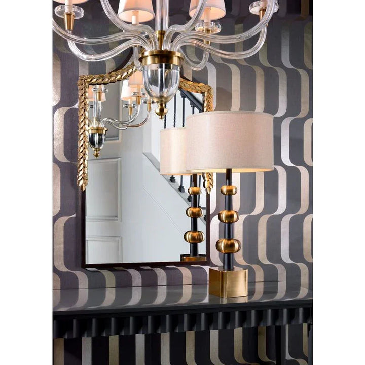 Hudson Oval Brass Balls Table Lamp - LOOMLAN - Wildwood - Table Lamps