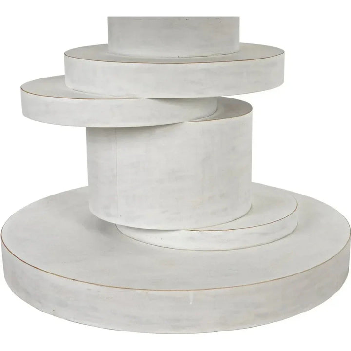 Hugo Round Wooden Dining Table-Dining Tables-Noir-LOOMLAN