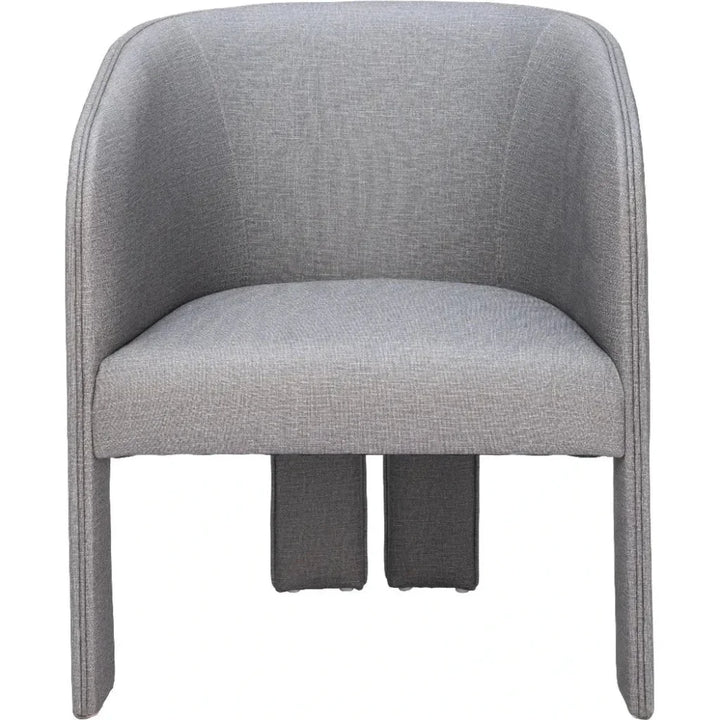 Hull Slate Gray Accent Arm Chair - LOOMLAN - Zuo Modern - Accent Chairs
