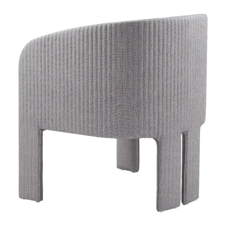 Hull Slate Gray Accent Arm Chair - LOOMLAN - Zuo Modern - Accent Chairs