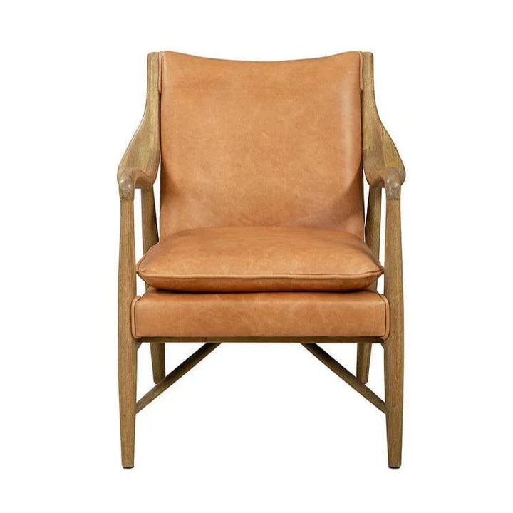 Hyde Village Leather Armchair - LOOMLAN - Furniture Classics - Accent Chairs