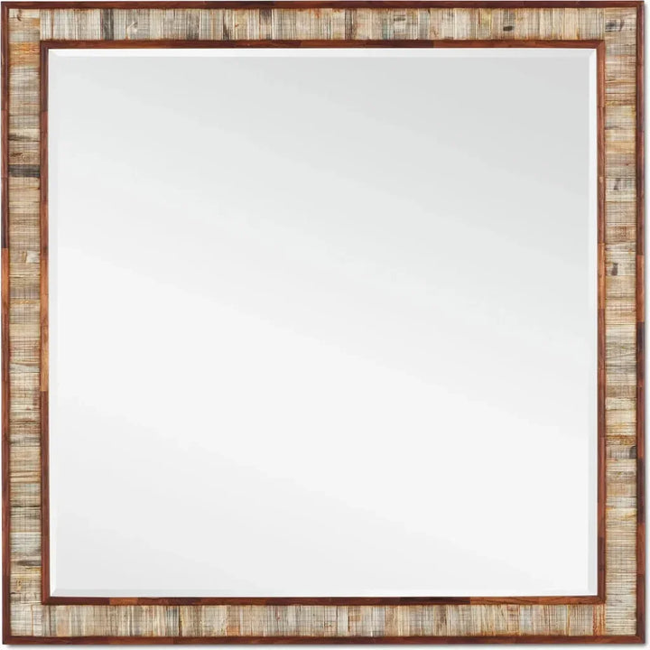 Hyson Large Square Mirror - LOOMLAN - Currey & Co - Wall Mirrors