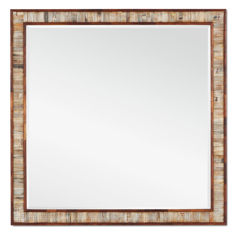 Hyson Large Square Mirror Wall Mirrors LOOMLAN By Currey & Co