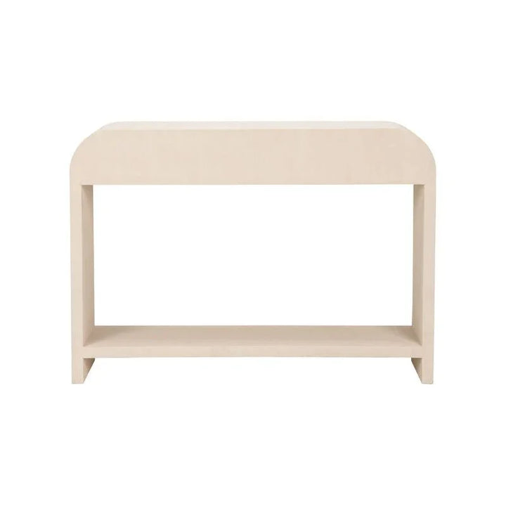 Hythe Faux Shagreen Covered Console Table - LOOMLAN - Chelsea House - Console Tables