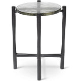 Shyla Reclaimed Cast Aluminum Round End Table (Set of 2)