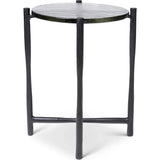 Shyla Reclaimed Cast Aluminum Round End Table (Set of 2)