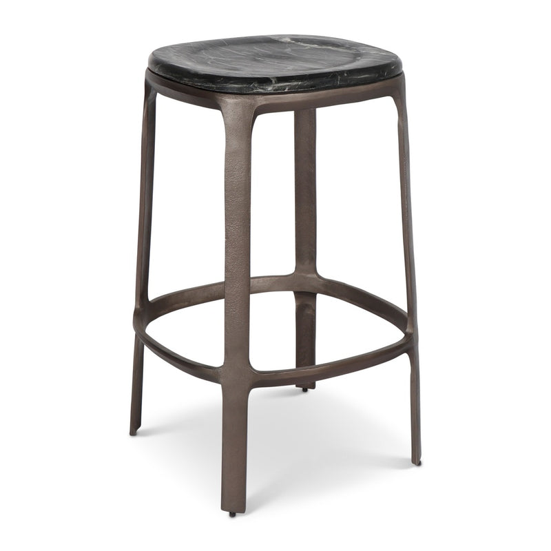 Alfie Marble Top Counter Stool