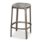 Alfie Marble Top Counter Stool