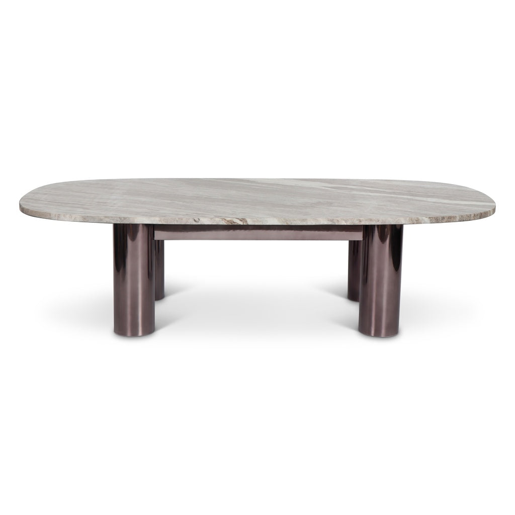 Elliott Marble Top Oval Coffee Table