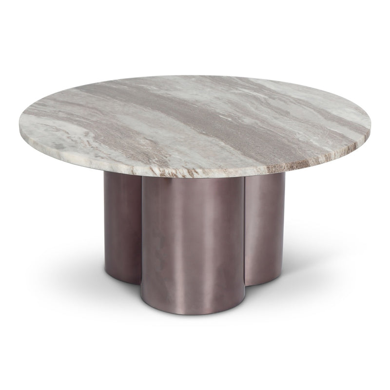 Martie Marble Top Round Coffee Table