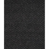 Idun Charcoal Black Solid Handmade Wool Rug