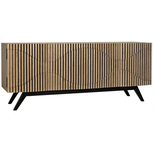 Illusion Four Doors Wood Sideboard
