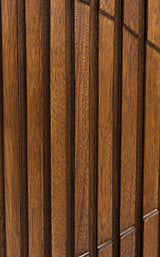 Illusion Wood and Steel Single Sideboard-Sideboards-Noir-LOOMLAN