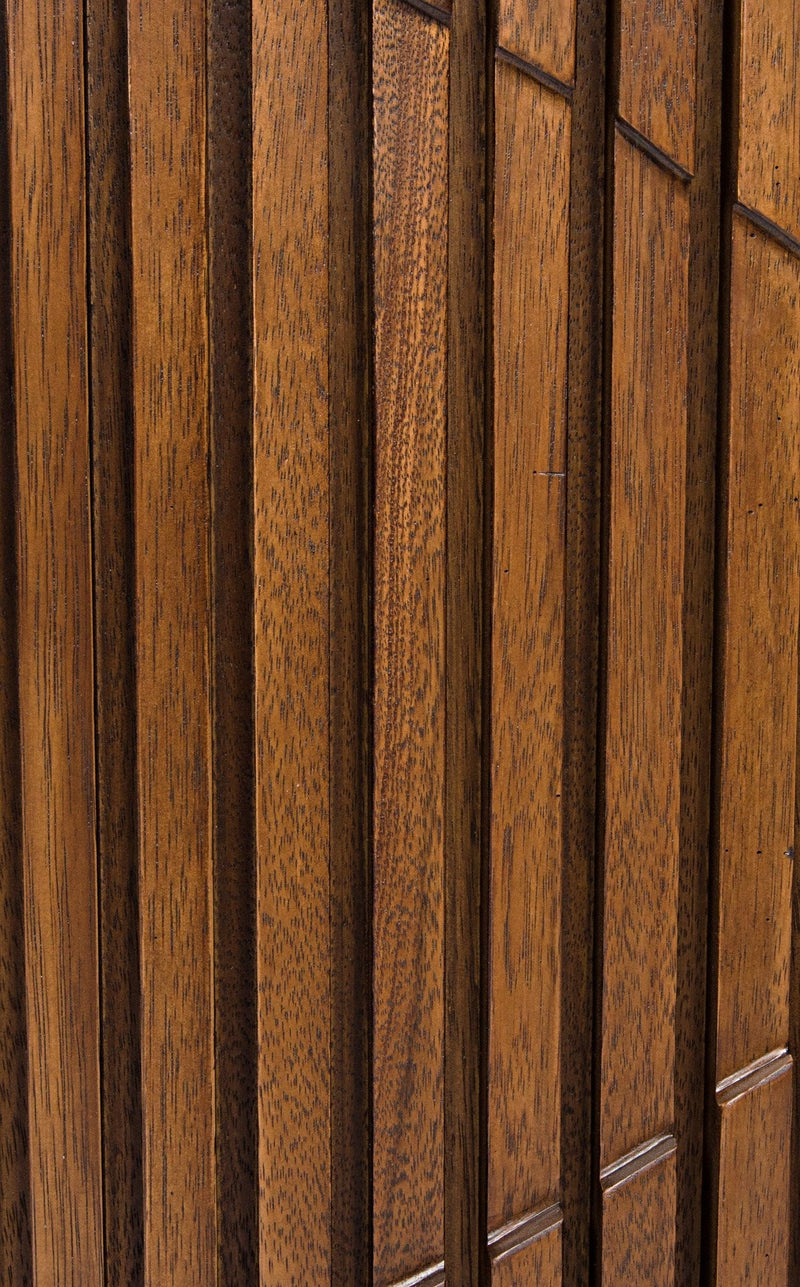 Illusion Wood and Steel Single Sideboard-Sideboards-Noir-LOOMLAN