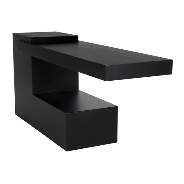 Impendeo Console, Black Steel-Console Tables-Noir-LOOMLAN