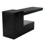 Impendeo Console, Black Steel-Console Tables-Noir-LOOMLAN