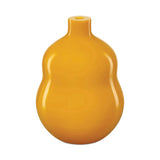 Imperial Double Gourd Yellow Glass Vase-Vases & Jars-Currey & Co-Medium-LOOMLAN