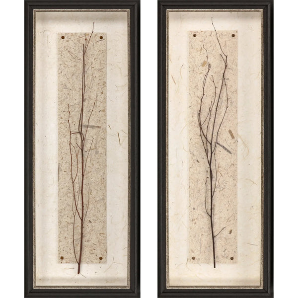 In Balance Brown Framed Wall Art 2PC