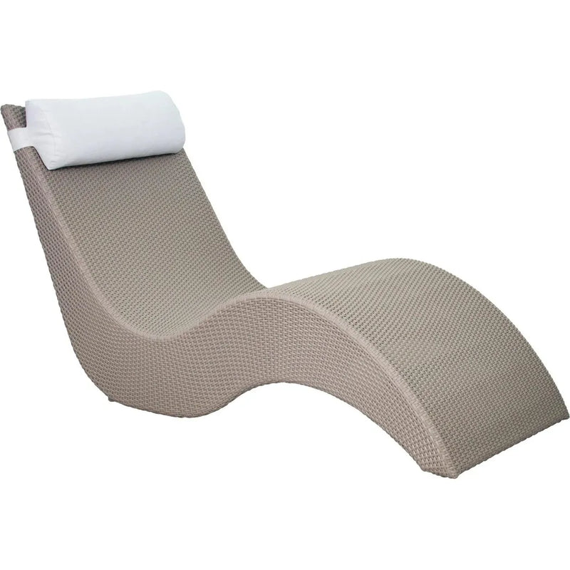 In-Pool Chaise Set of Two - Light Gray Outdoor-Outdoor Lounge Sets-Seasonal Living-LOOMLAN