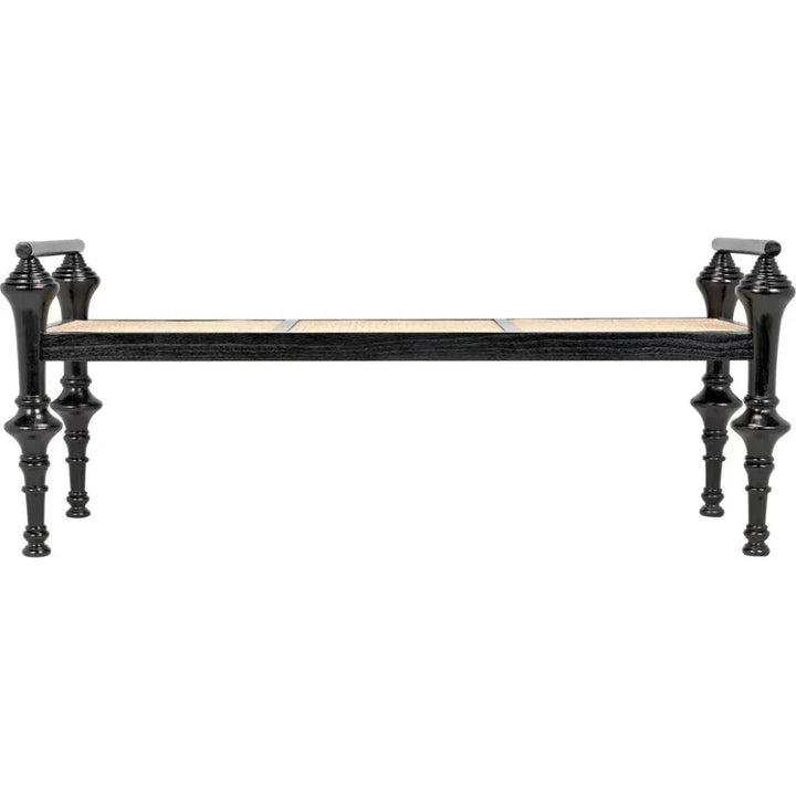 Indochine Bench - LOOMLAN - Noir - Bedroom Benches