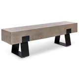 Industrial Fiber Reinforced Concrete Bench