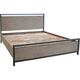 Industrial Loft Iron Platform Bed Frame