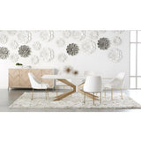 Industry Rectangle Ivory Concrete Dining Table Dining Tables LOOMLAN By Essentials For Living