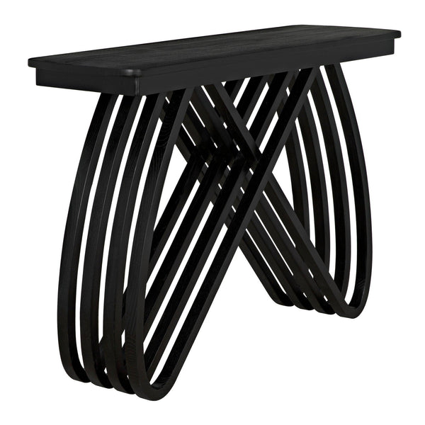 Infinity Console-Console Tables-Noir-LOOMLAN