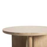 Infinity Wooden Round Coffee Table-Coffee Tables-LH Imports-LOOMLAN