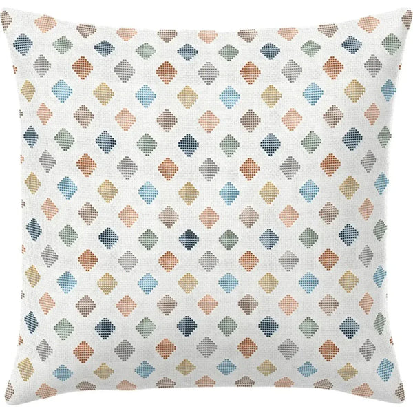 Infused Gem Handmade Outdoor Pillow-Outdoor Pillows-Earnest Collection-20" Square-LOOMLAN