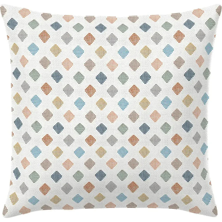 Infused Gem Handmade Outdoor Pillow-Outdoor Pillows-Earnest Collection-20" Square-LOOMLAN